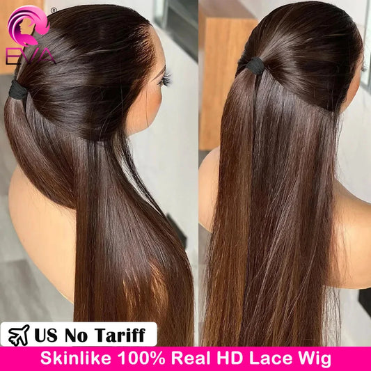 Ombre 1b/4 Colored Glueless Wig Ready To Go 13x6 HD Lace Frontal Wig 13x4 HD Lace Front Human Hair Wigs 5x5 HD Lace Closure Wig