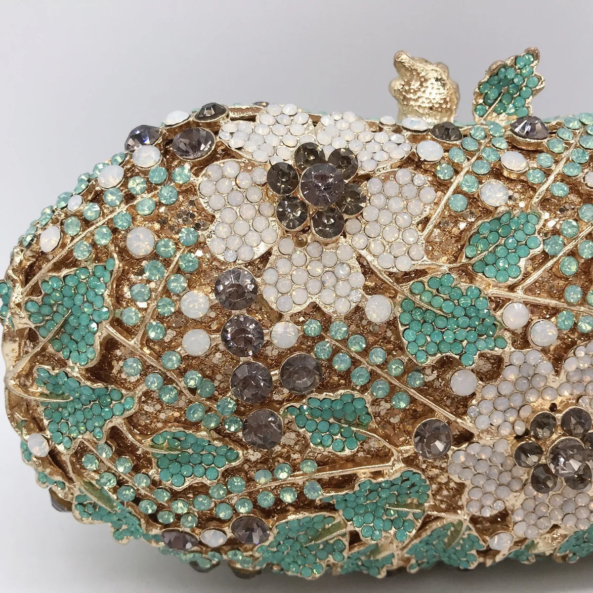 Sparkling Rhinestone Crystal Evening Clutch Bag for Women