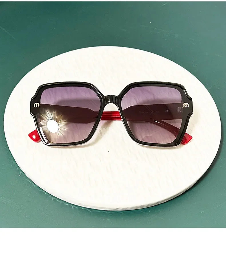 Oversized Square Gradient Sunglasses