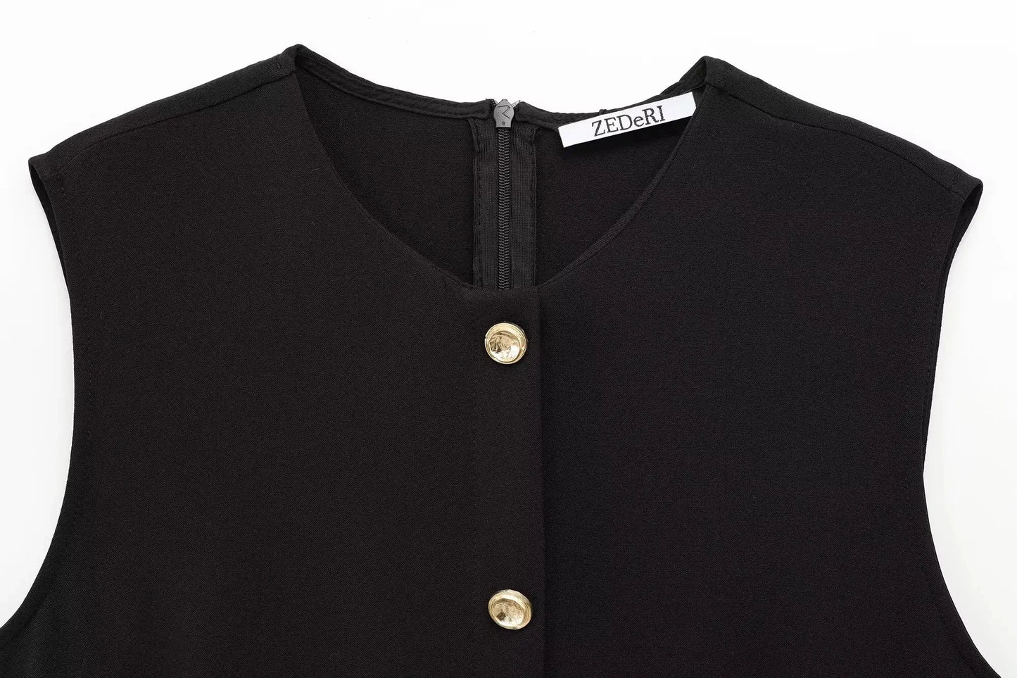 Sleek Belted Round Neck Classic Office Suit Set for Women