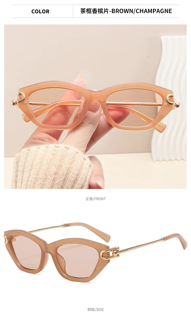 Knot Detail Cat Eye Sunglasses