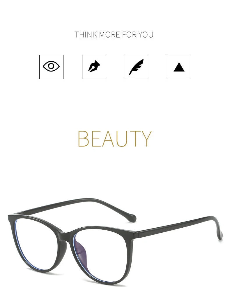 Ultralight Cat Eye Anti Blue Light Reading Glasses For Women