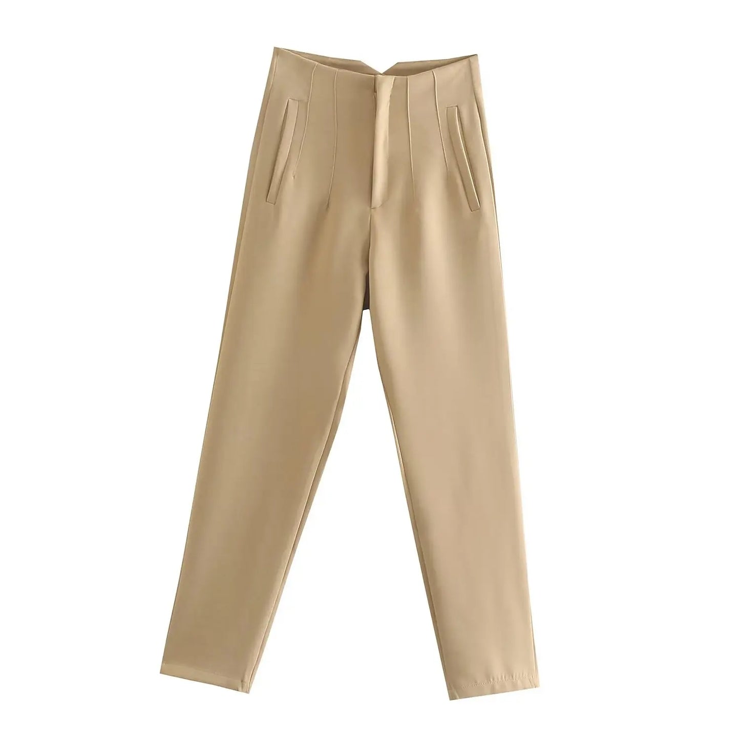 NLZGMSJ 2025 Women's Summer Pants Pencil High Waist Pants for Women Cropped Trousers Womens Streetwear Office Pants ﻿