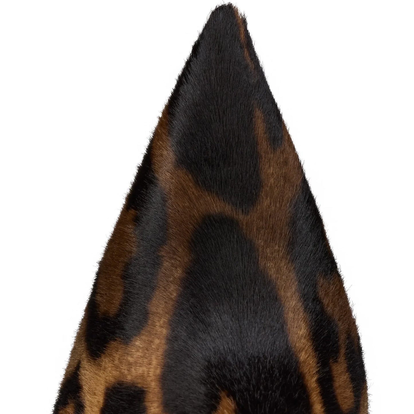 Leopard Print Knee High Boots With Zipper for Women