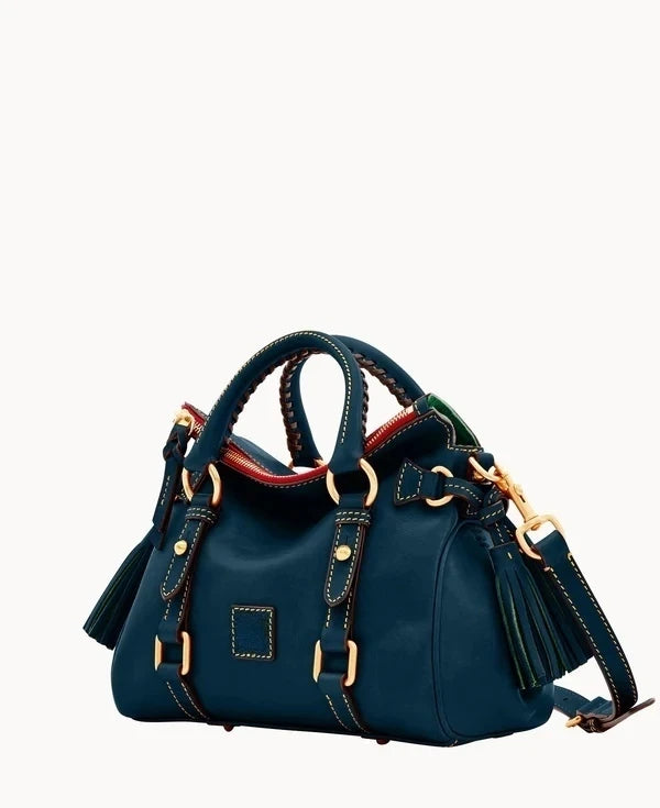 Florentine Micro Texture Satchel Bag