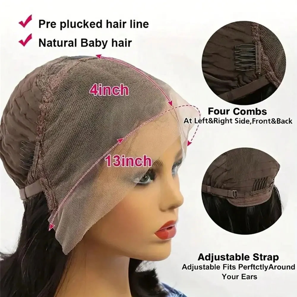 Curly Brazilian Pixie Cut Lace Front Wig for Women