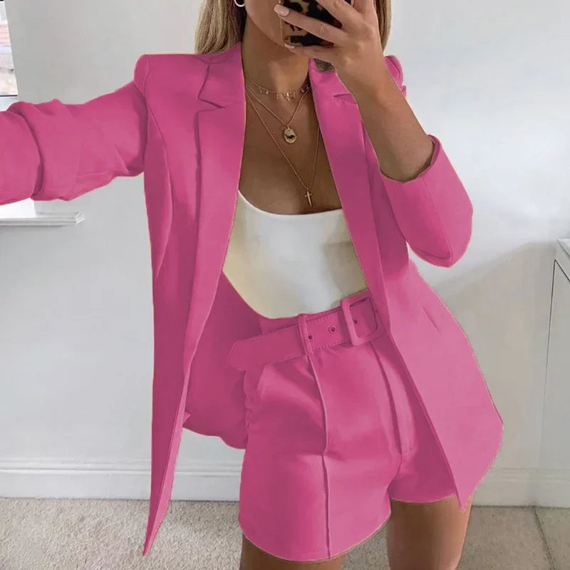 Sporty Casual Two Piece Matching Outfit Set for Women
