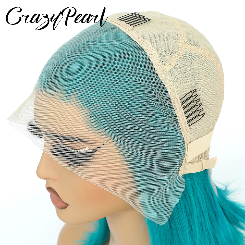 Short Transparent Lace Human Hair Bob Wig for Women