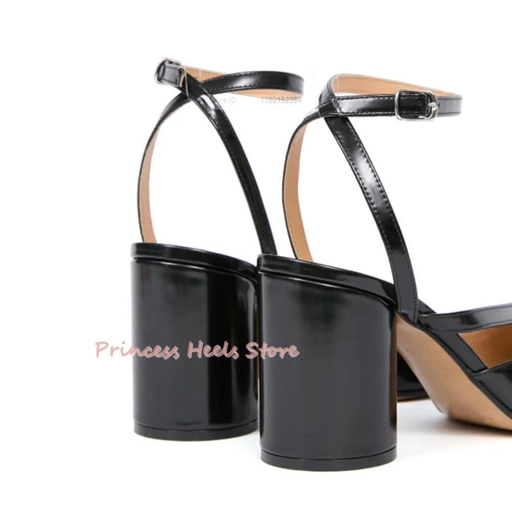 Toe Split Strappy Sandals With Buckle Straps for Women
