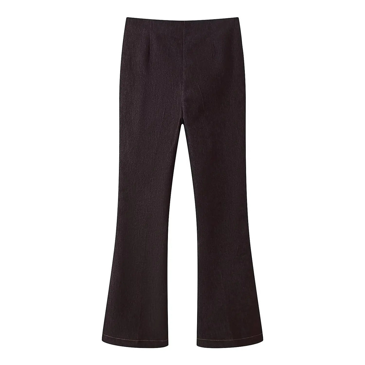Lapel Jacket and Bell Bottom Pants Two Piece Set for Women