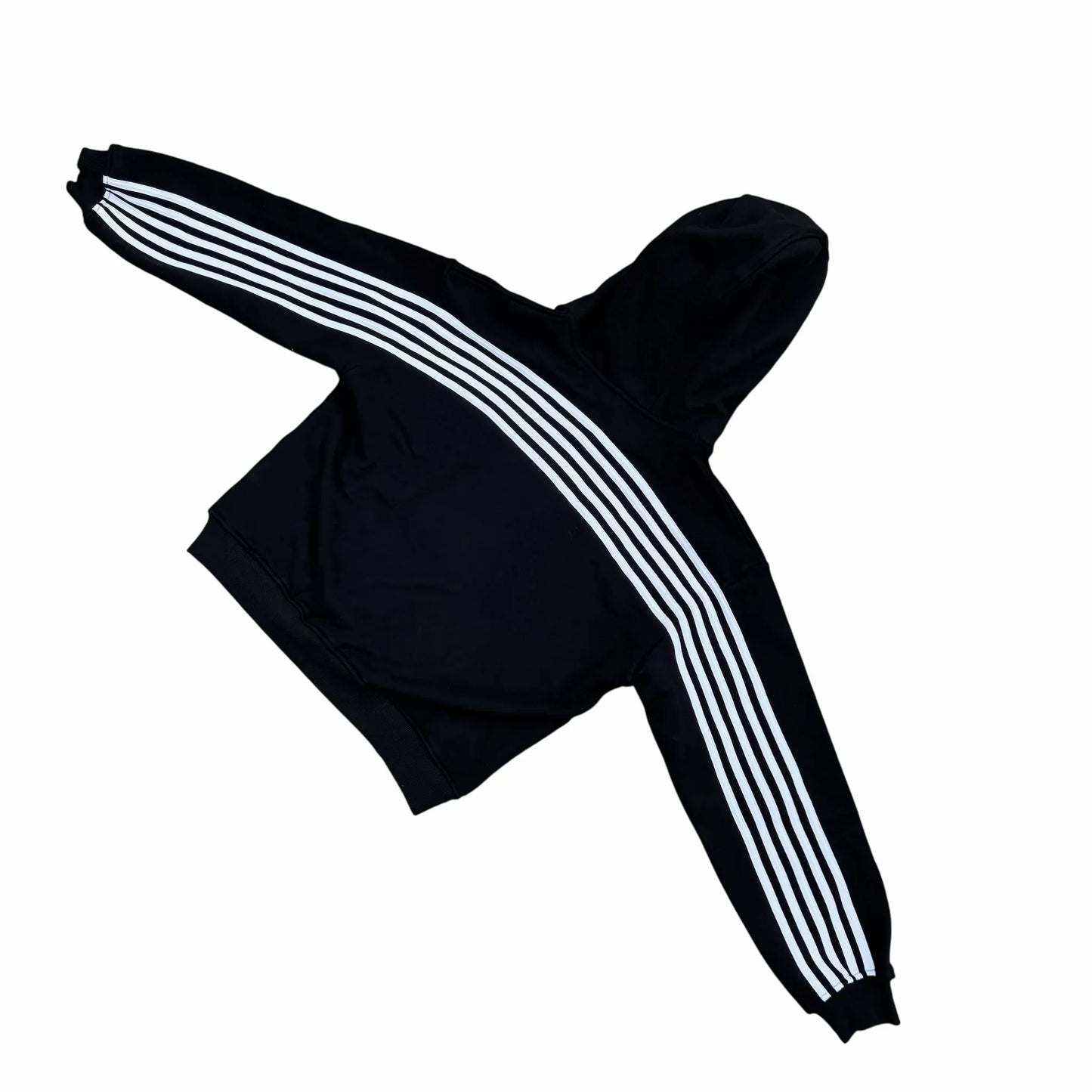 American HCW Retro Striped Zipper Hoodie Y2K Clothes Mens Womens Hip-hop Letter Embroidery Black Oversized Sweatshirt Jacket