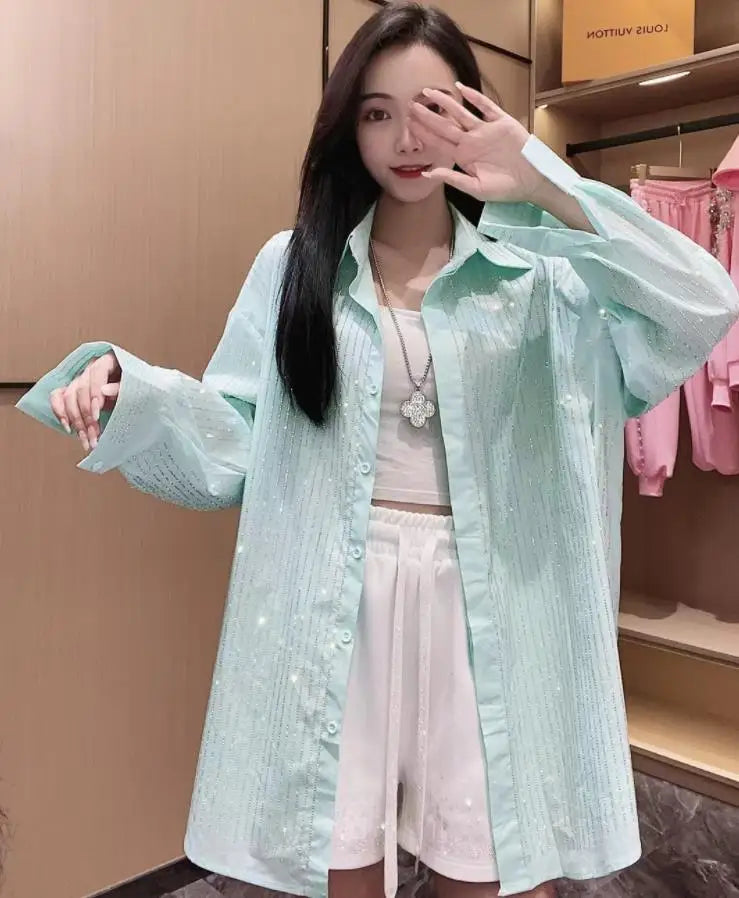Soft Breathable Elegant Loose Fit Knit Blouse For Women
