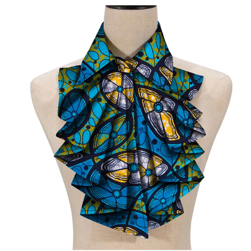 Handmade African Print Ankara Rope Necklace for Women