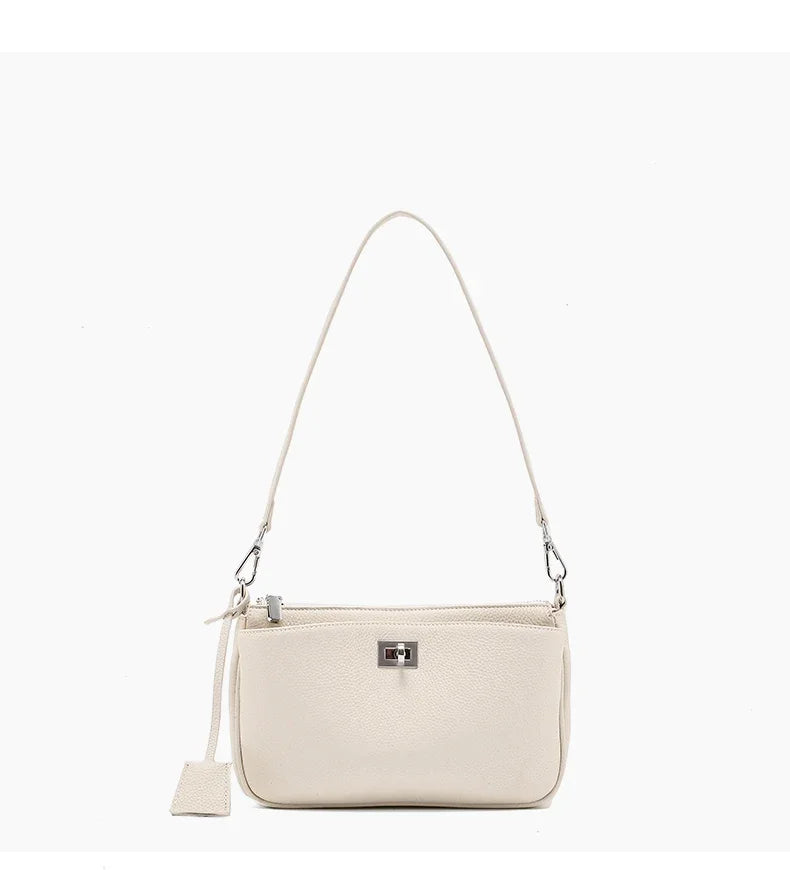 Women Cow Real Leather Shoulder Bags Ladies Natural Cowhide Fashion Retro Handbags Female Designer Luxury Crossbody Bag for Lady