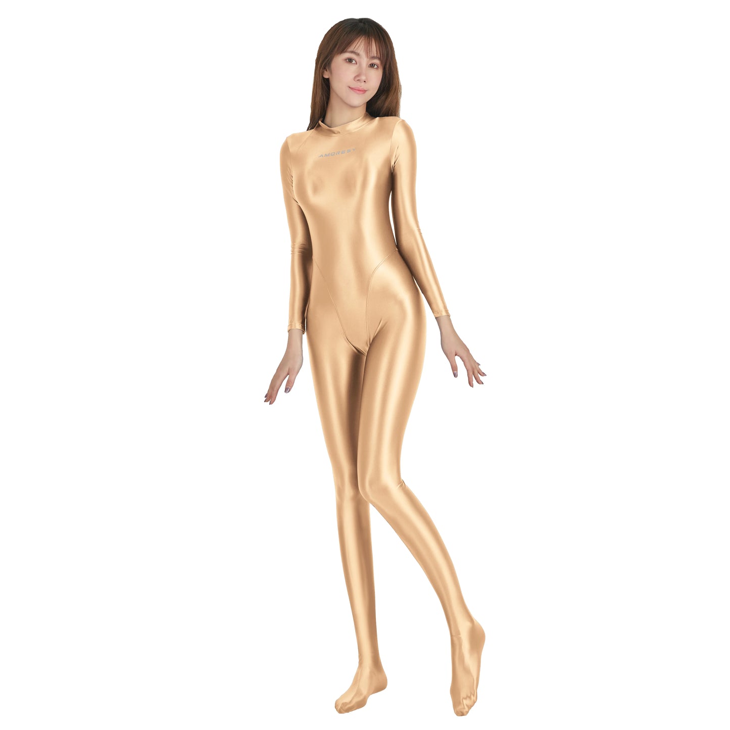 Athleisure Satin Zentai Bodysuit