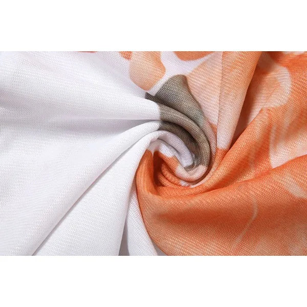 Casual Mini Dress for Women 2025 Summer Print Pleat Scarf Collar Chic Sleeveless Off Shouder Short Vestido Lady Party Beach Robe