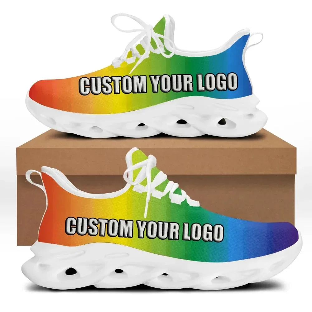 Cute Cartoon Print Lace-Up Nursing Shoes for Women