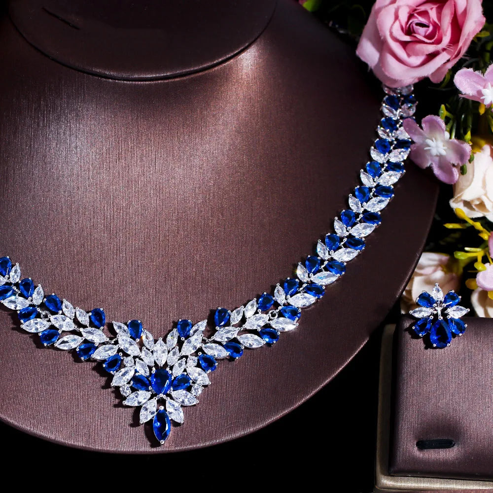 Yellow Cubic Zirconia Bridal Jewelry Set