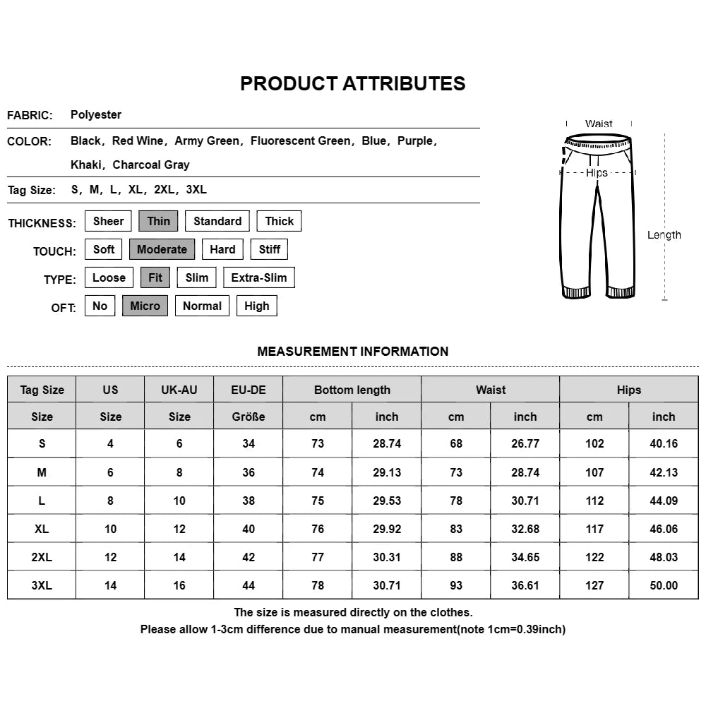 Women Elastic Waist Pants Summer Solid Color Casual Trousers Bottom Elegant Fashion Office Lady Loose Cropped Pants S-3XL