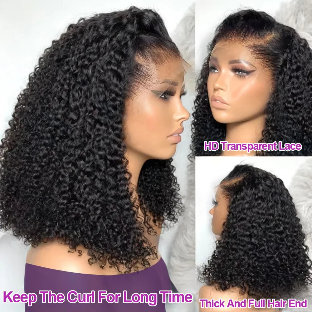 Deep Wave Bob Wig (10–16 Inch Options)