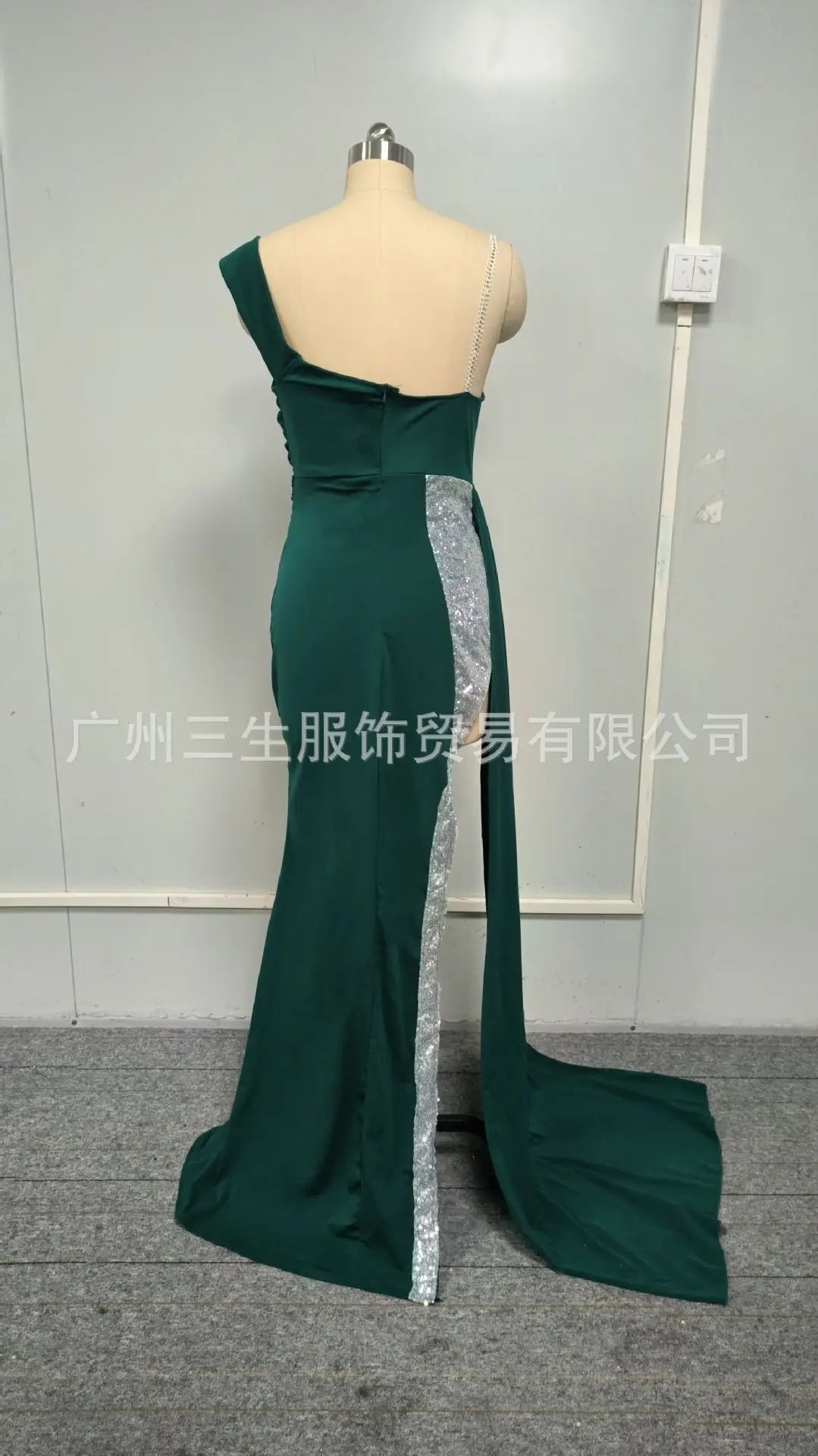 Off Shoulder Sequin Bodycon Dress
