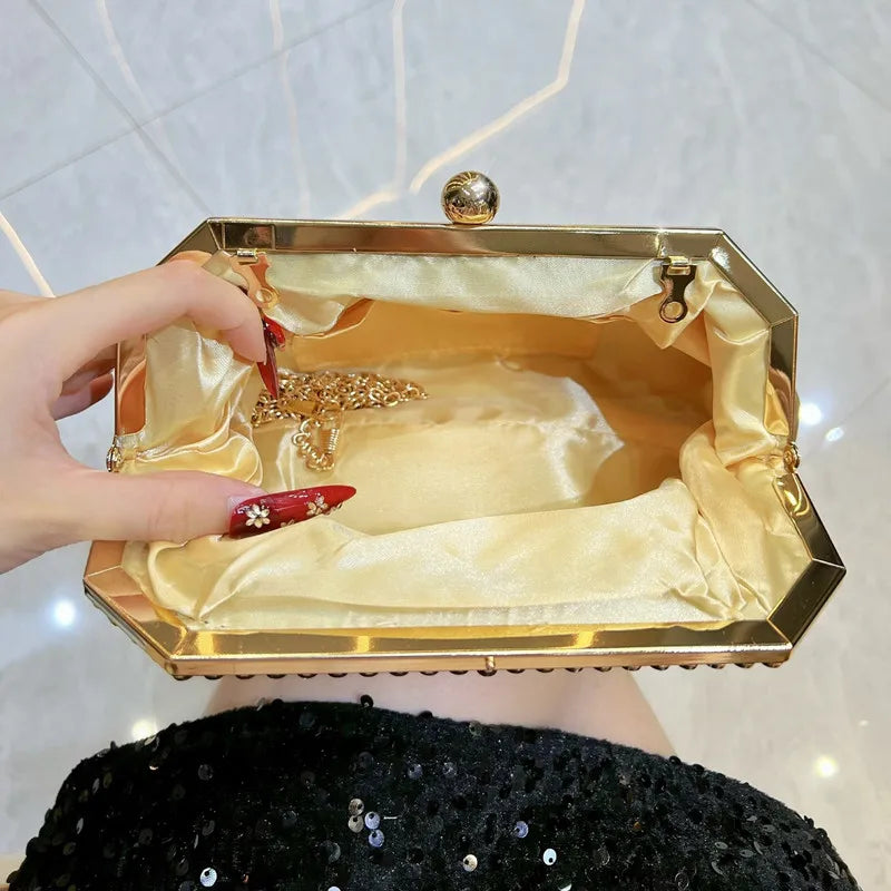 Cloud Shaped Evening Clutch Crossbody Bag