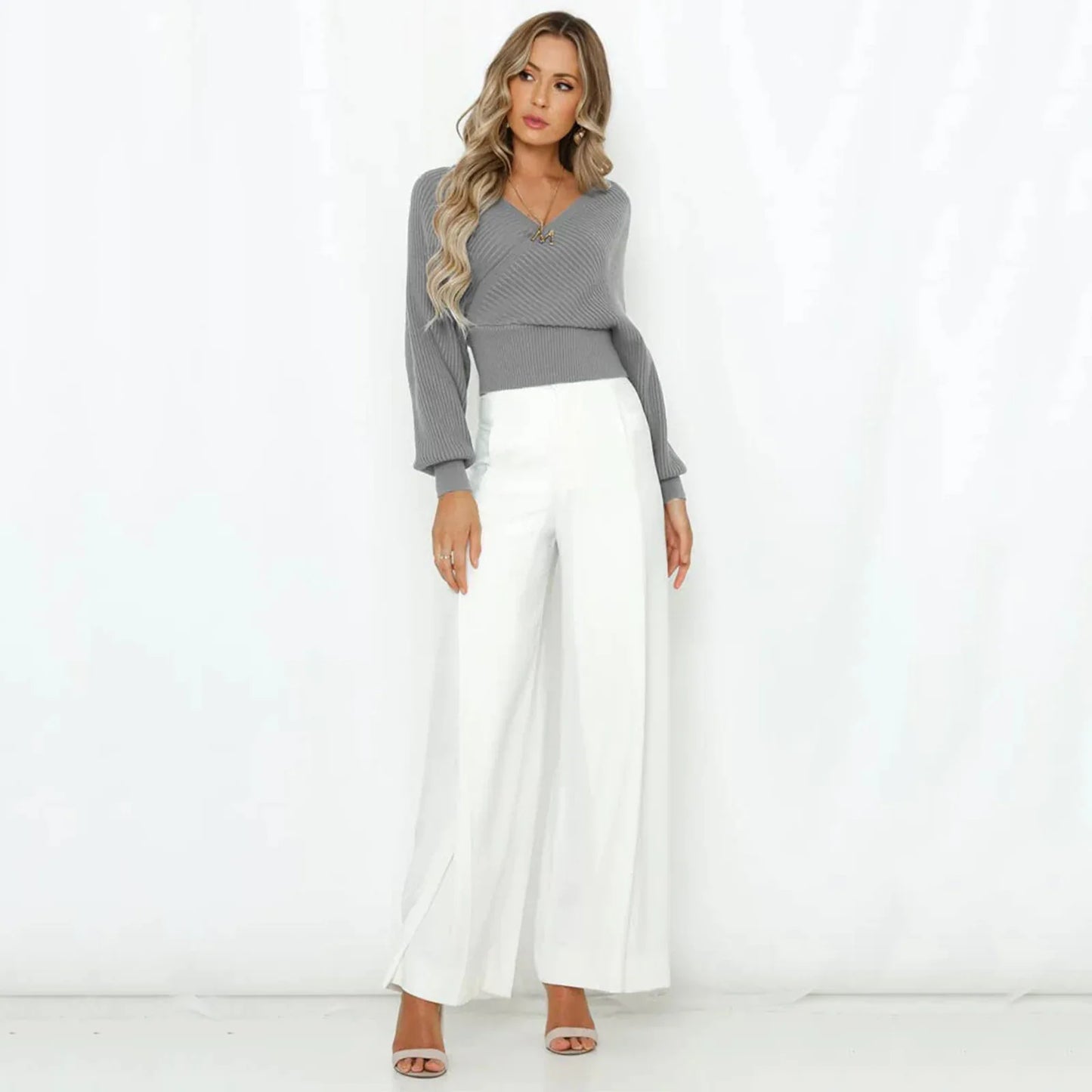 Women Pullovers Sweaters Knitted V Neck Full Sleeve Jumpers Y2k Streetwear Elegant Splice Knit Work Causal Tops Autumn Winter