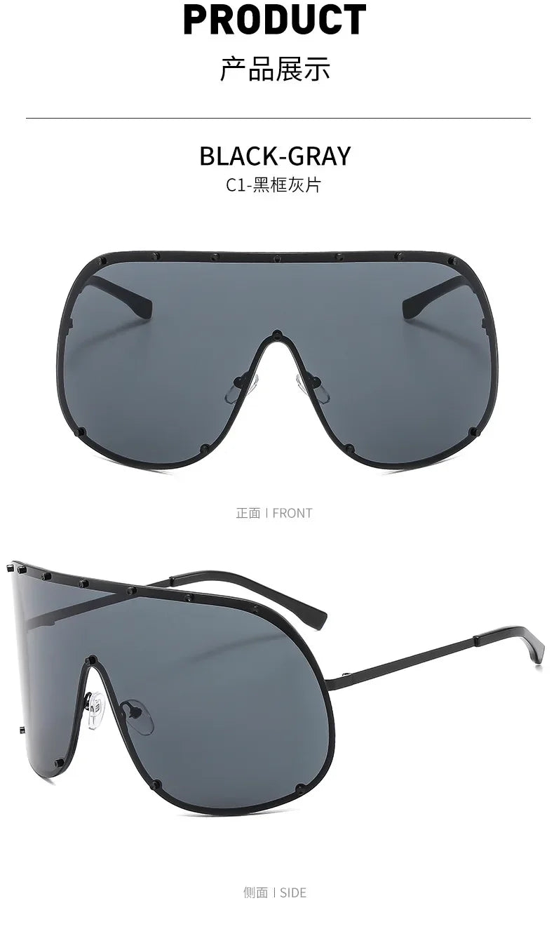Large Frame Polarized Sunglasses