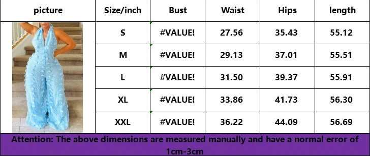 Sleeveless Backless V Neck Wide Leg Jumpsuit for Women