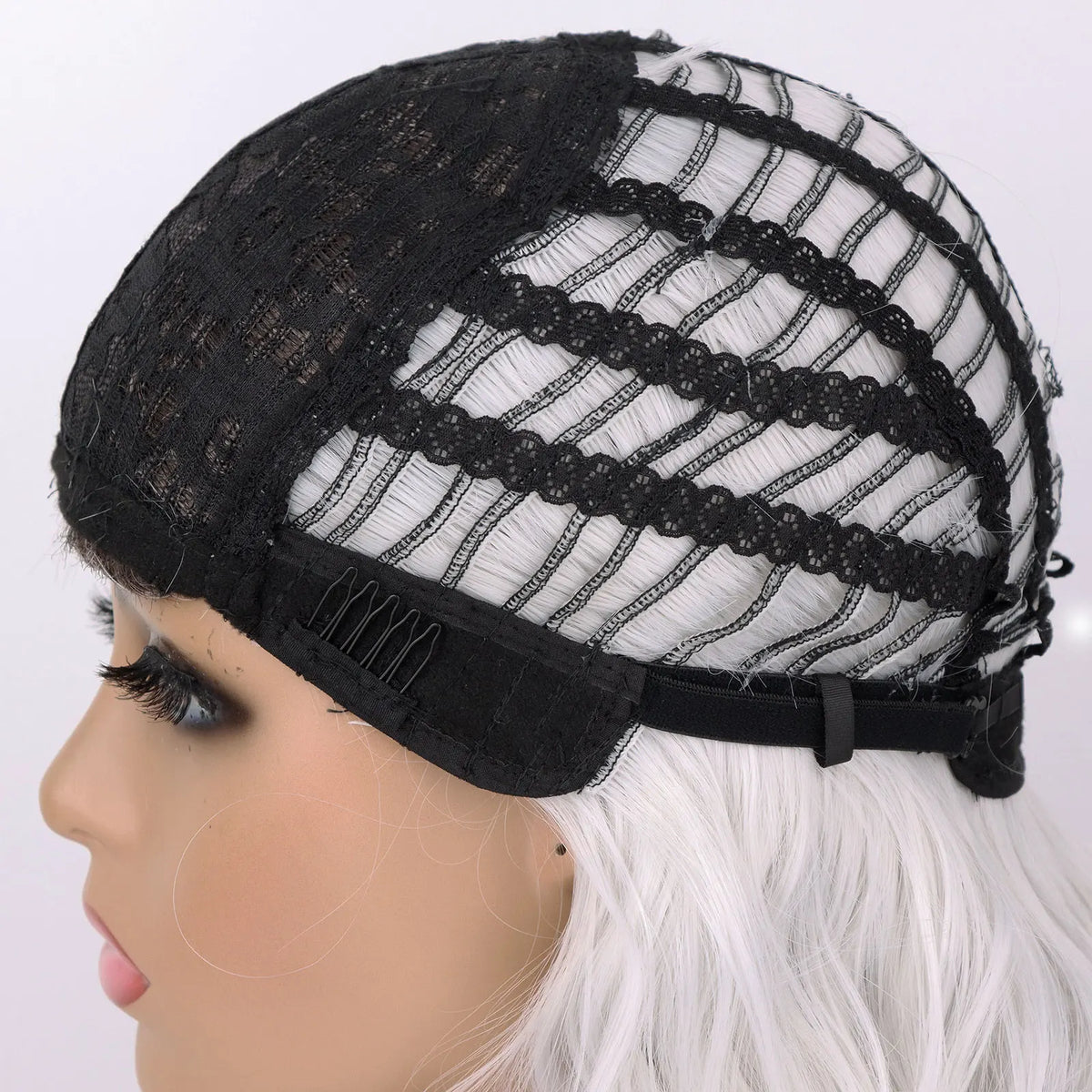 Pastel Synthetic Wavy Shoulder Length Wig for Women