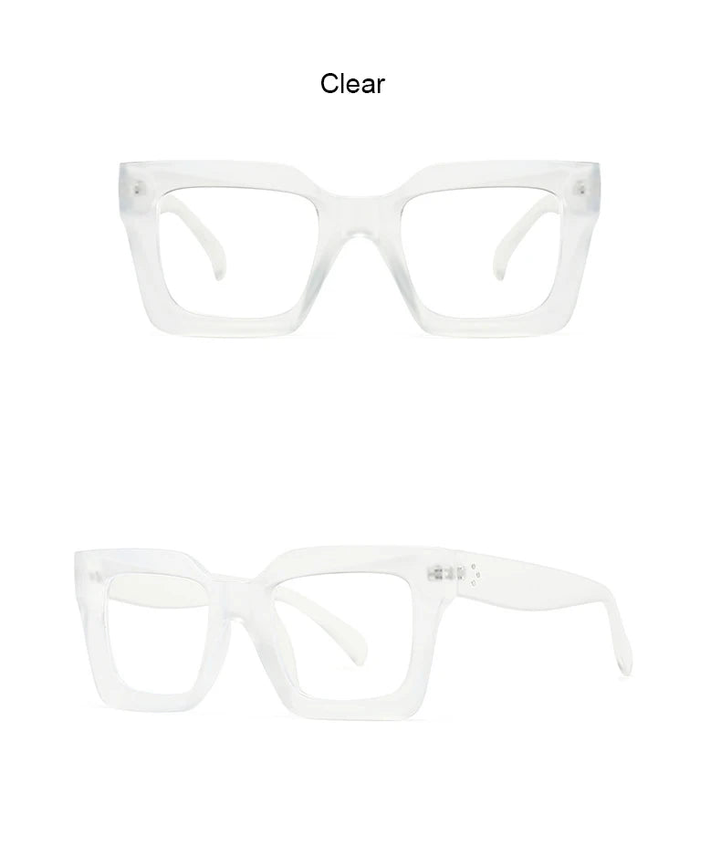 Vintage Square Blue Light Reading Glasses for Women