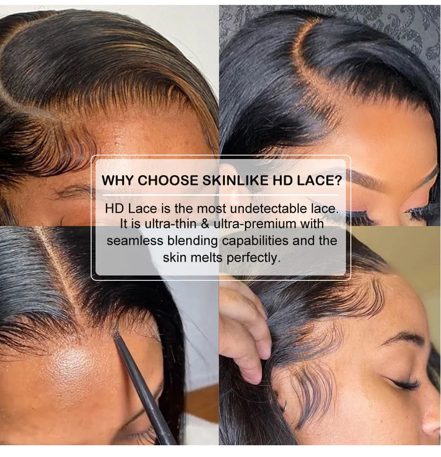 Body Wave 13x6 Hd Lace Frontal Wig Colored Highlight Human Hair Wigs For Women Brazilian 4/27 Blonde 5x5 6x6 HD Lace Closure Wig