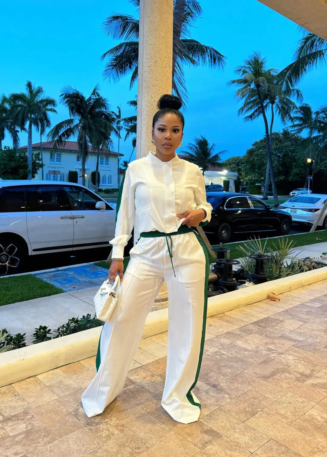 FAGADOER Fashion Sports 2 Pieces Set for Woman Long Sleeve Crop Top and Long Pants Matching Suit Female Streetwear Clothing New