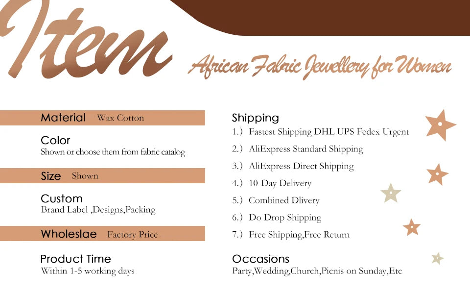 African Multi-Strand Statement Choker Necklace for Women