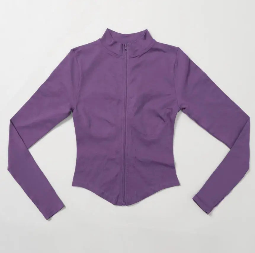 FAGADOER Fashion Sports Two Piece Outfits Woman Long Sleeve Zipper Jacket and High Waist Leggings Jogger Female Streetwear New