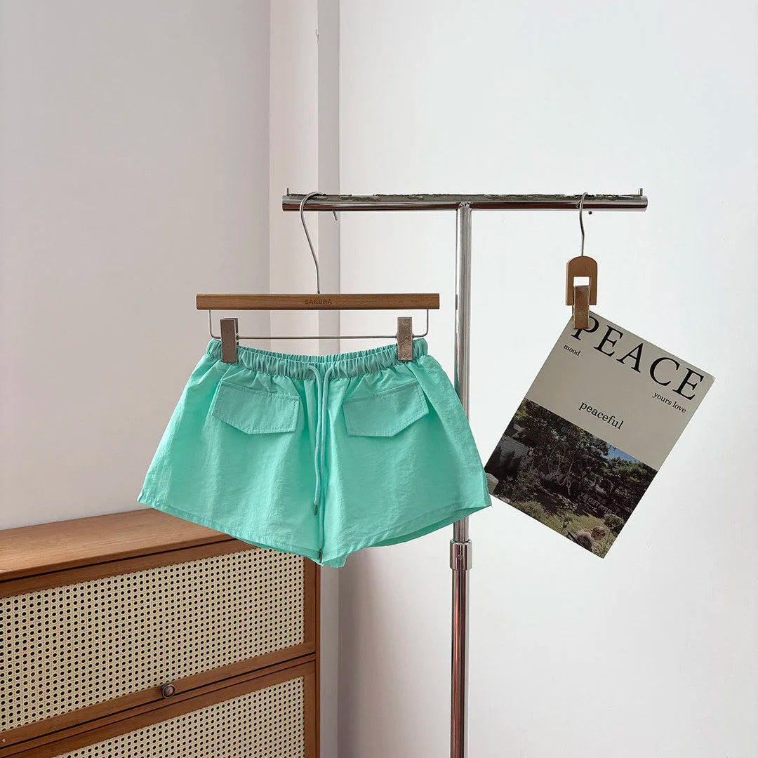 Lightweight Casual Loose Drawstring Shorts For Women