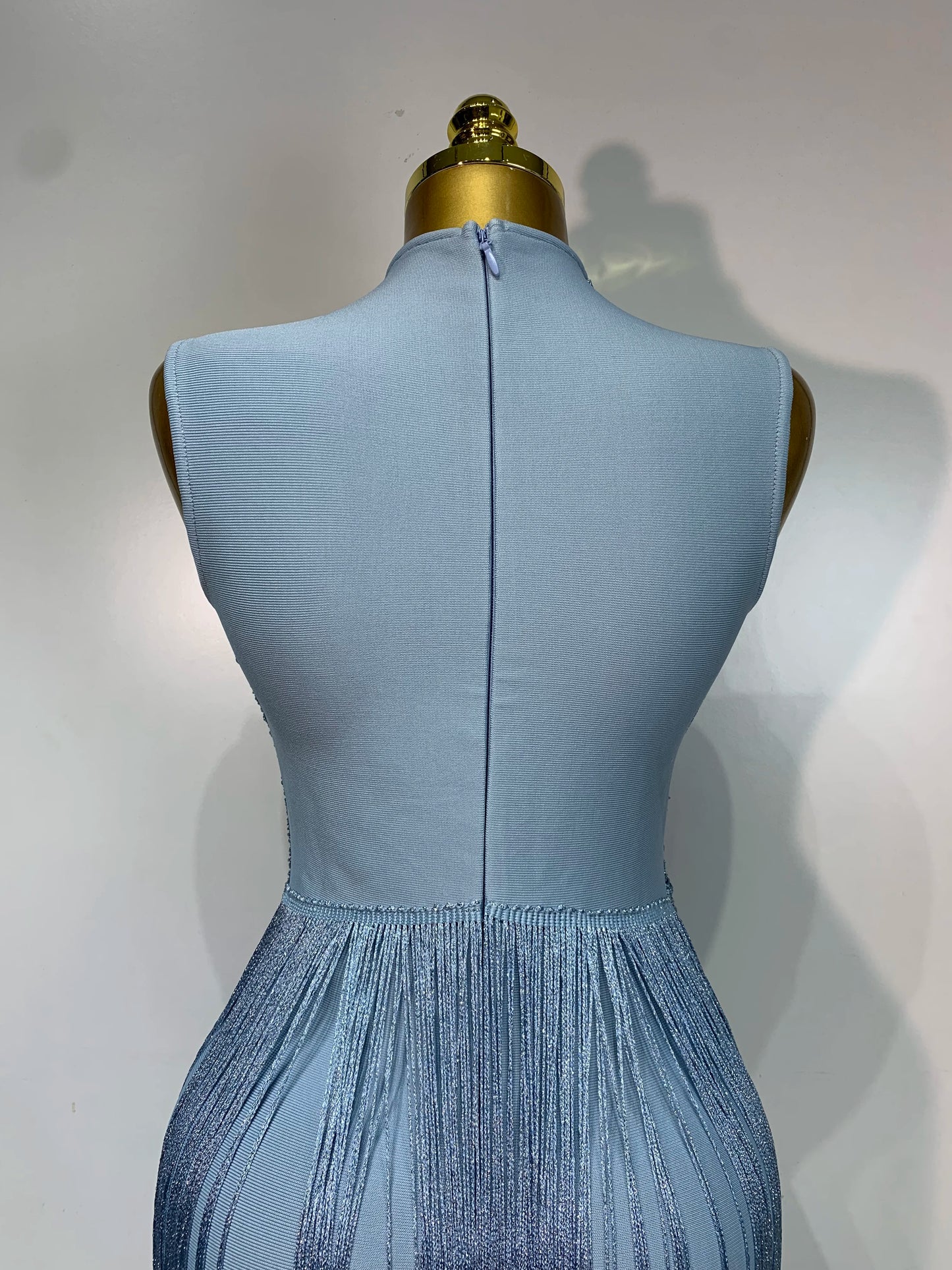 Women Sexy Sleeveless Tassel Bodycon Bandage Dresses Celebrity Elegant Evening Party Nightclub Luxury Birthday Cocktail Dress