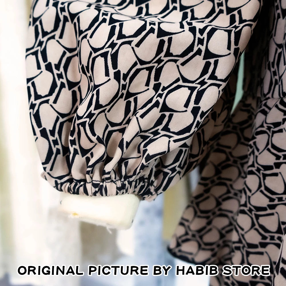 Ruffled Bow Knit Mini Dress Women's Summer Paisley  Print Contrast Cardigan Lace-Up Elegant Dress Female Knitwear Bandage Dress