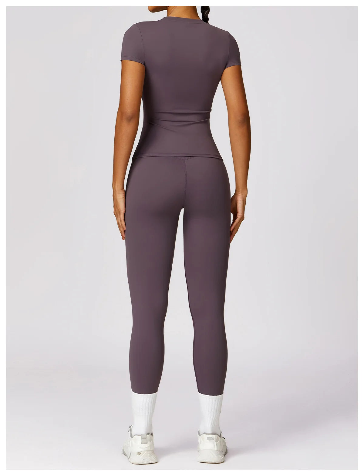 Casual Streetwear Two Piece Crop Top and Bodycon Pants Set for Women