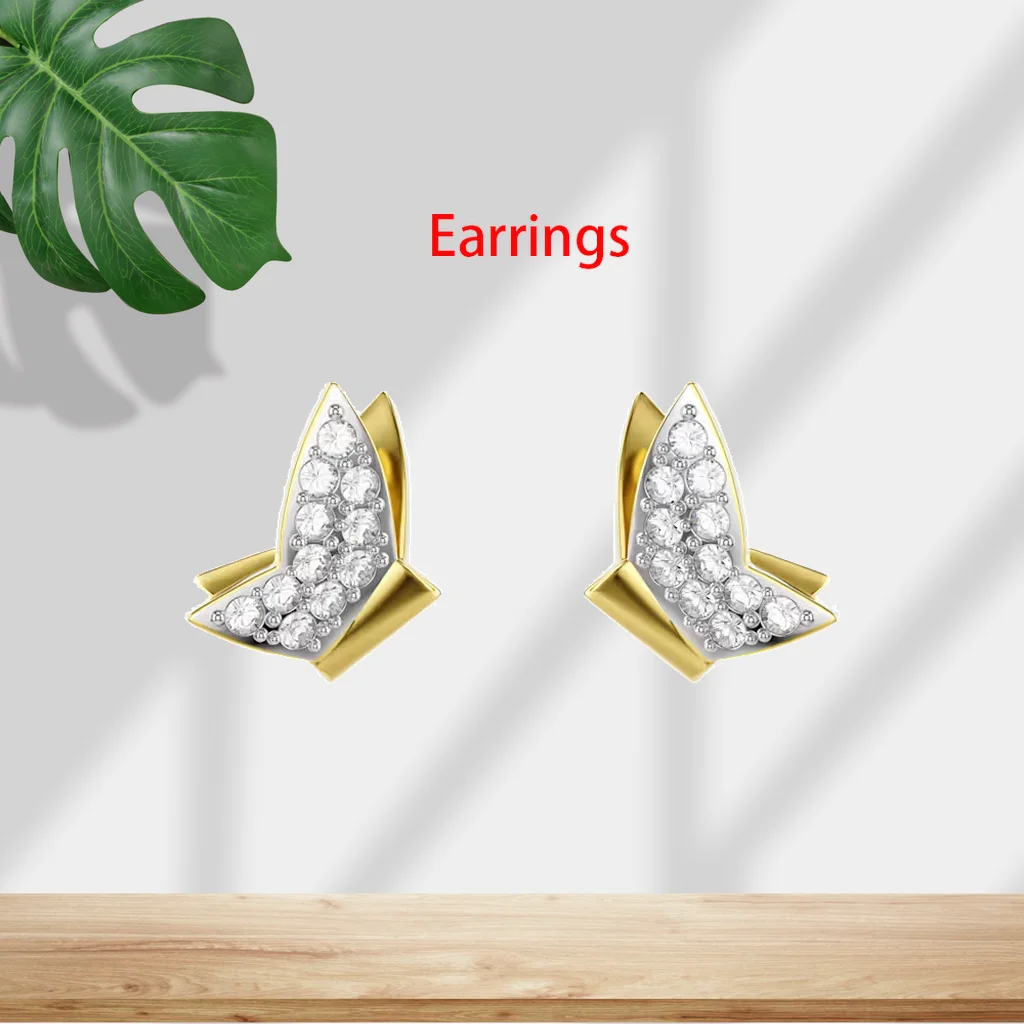 Crystal Necklace And Earring Set