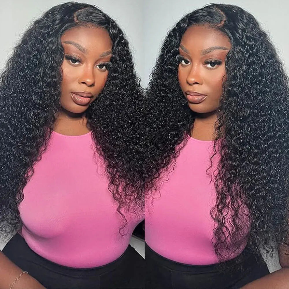 Pre Plucked Deep Wave Brazilian Human Hair Wig For Women