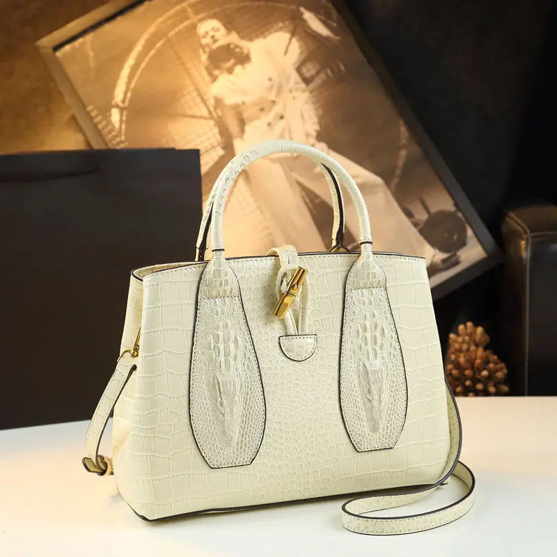 Leather Handbag 2025 New Large Capacity Fashion Shoulder Cross-body Bags for Women Sac À Main Femme