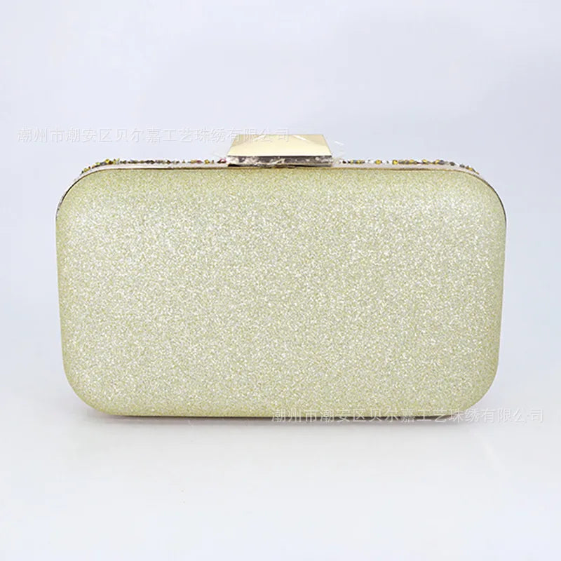 Rhinestone Sunflower Evening Clutch Handbag for Women