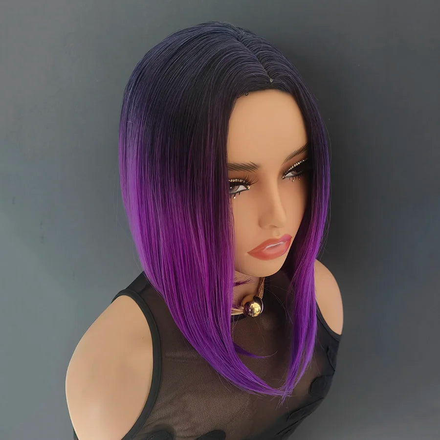 Heat Resistant Multi Color Body Wave Synthetic Wig For Women