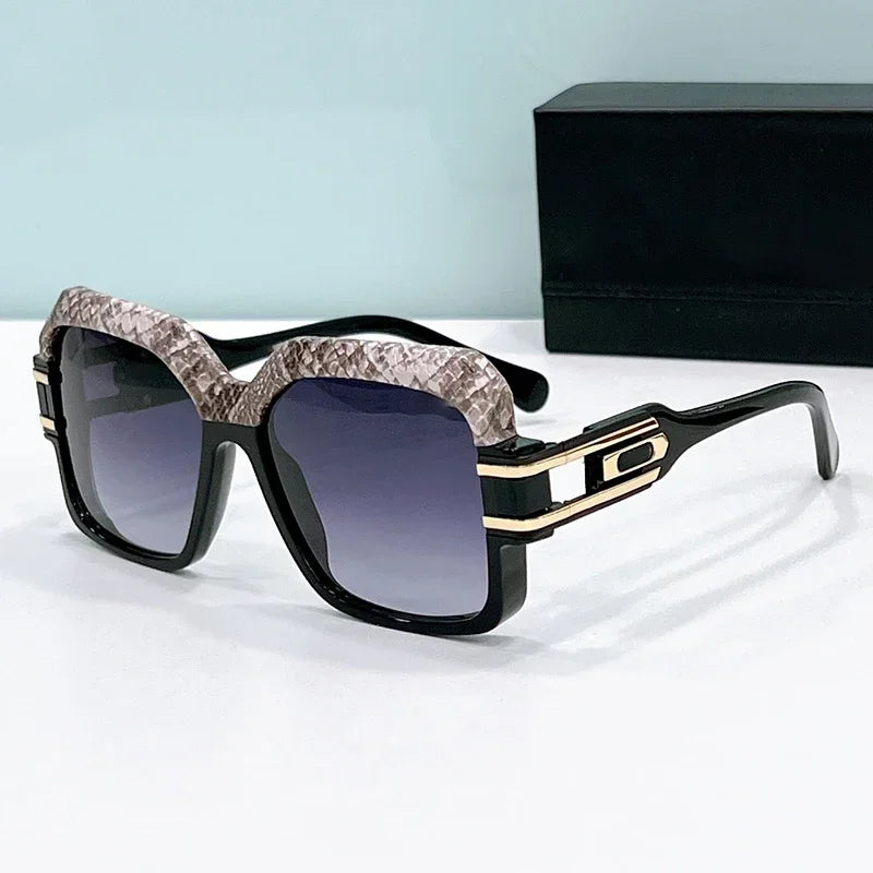 Snake Print Gradient Fashion Sunglasses
