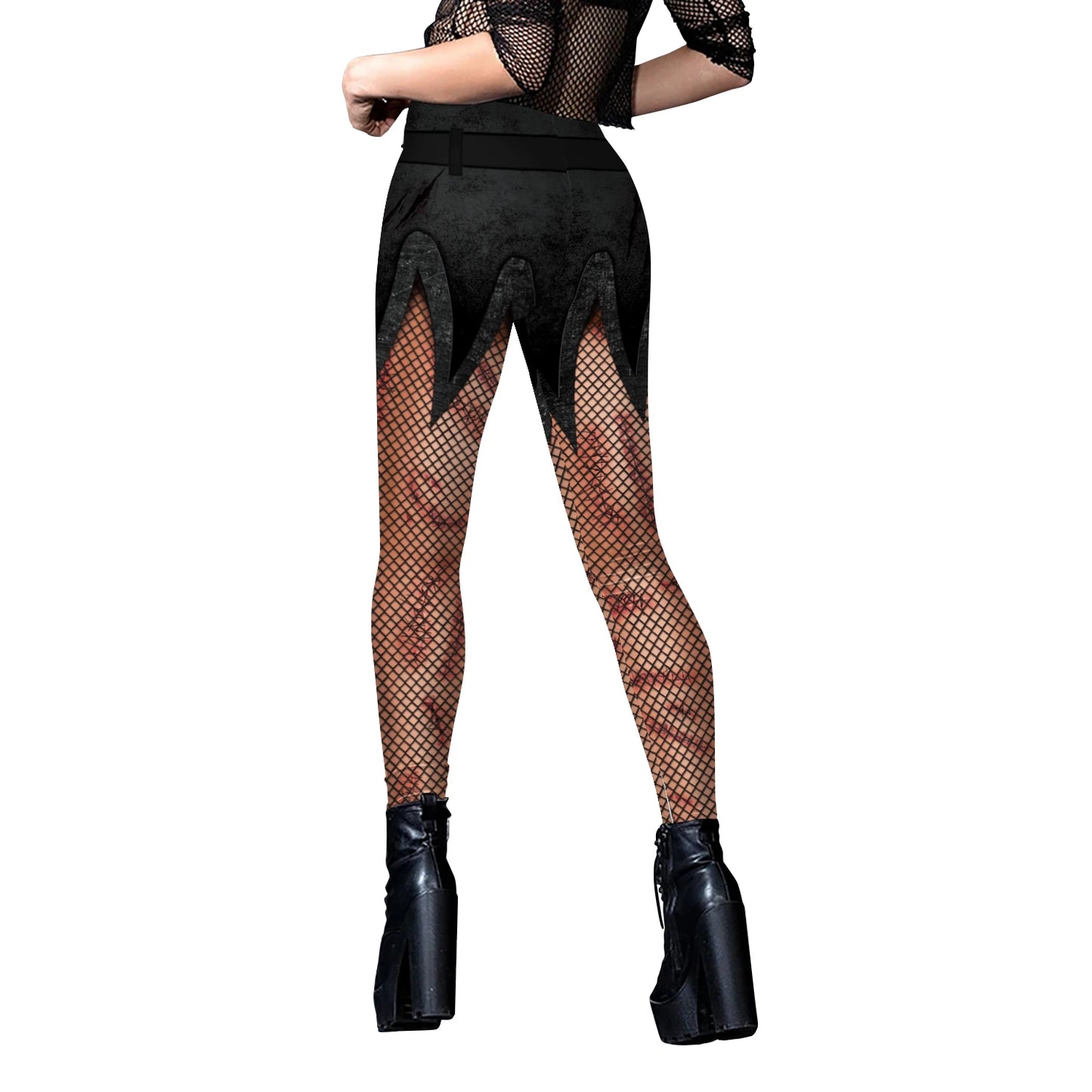 Three Dimensional Skeleton Cosplay Leggings for Women