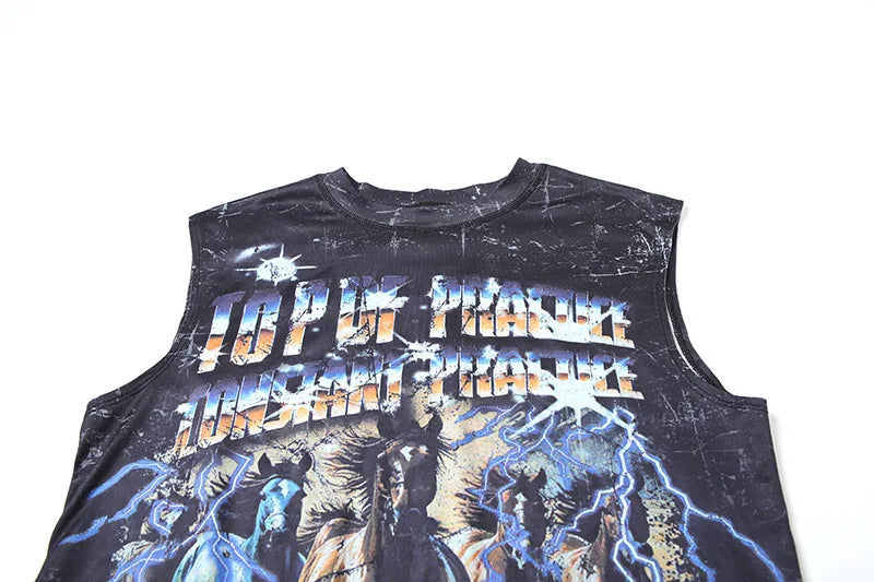 Sleeveless Graphic Tee