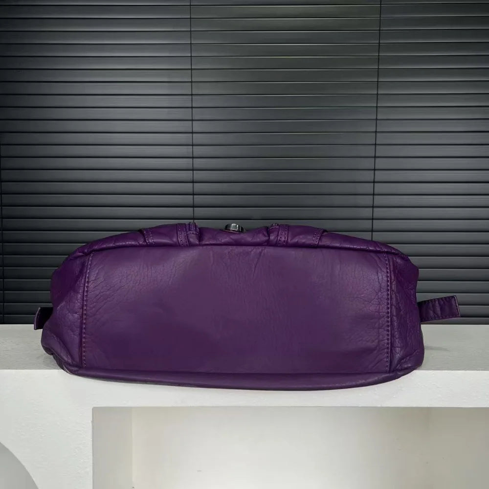 Roomy Retro Punk Crossbody Handbag