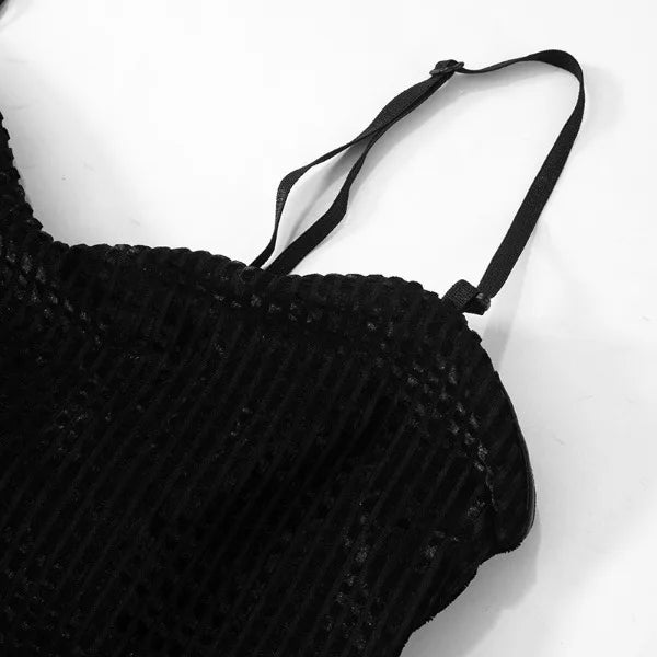 Knit Crop Tops for Women Sleeveless Sexy Vests New Spring Summer 2025 Backless Off Shoulder with Bra Pad Slim Casual Tank Camis