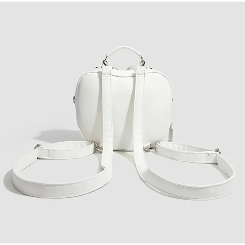 Women's multifunction handbag cute sweet apple shape fashion design large capacity handbag  new versatile niche transparent bag